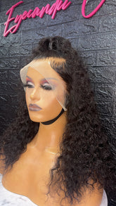 16" Deep Wave - Water Curly 360 Lace Wig | Pre-Plucked